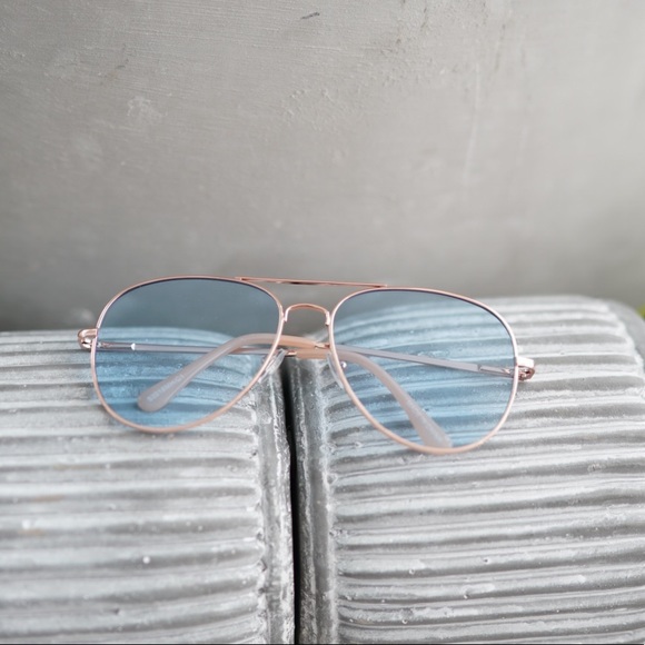 Colored Lens Aviator Sunglasses - Picture 2 of 6